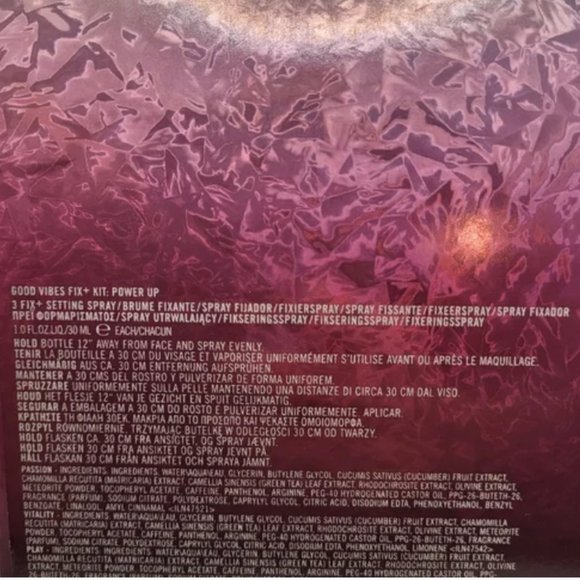 MAC Cosmetics Setting spray Good Vibes Fix+ Kit set of 3 nwt - Picture 4 of 7